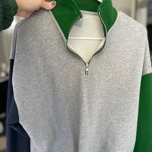 TNA Cozy fleece mega 1/4 zip sweatshirt